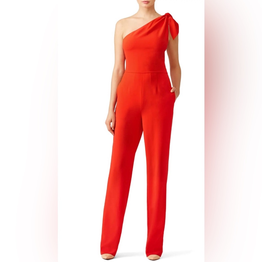 The Diane von Furstenberg Wittrock One-Shoulder Jumpsuit Size 10